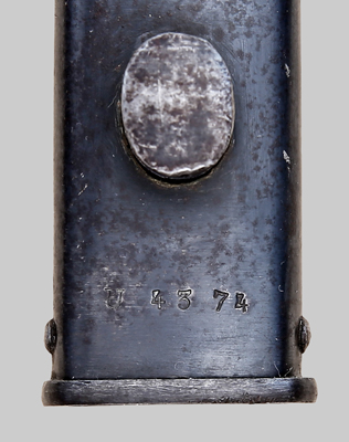 Image of Argentine aluminum grip M1891 bayonet.