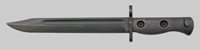 Thumbnail image of Australian L1A2 knife bayonet with round fuller.