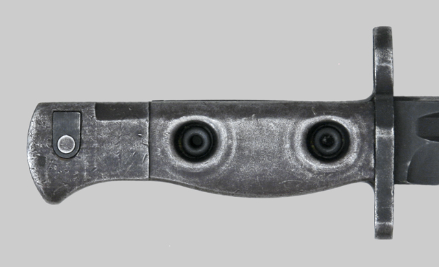 Image of Australian early L1A2 knife bayonet with squared fuller.