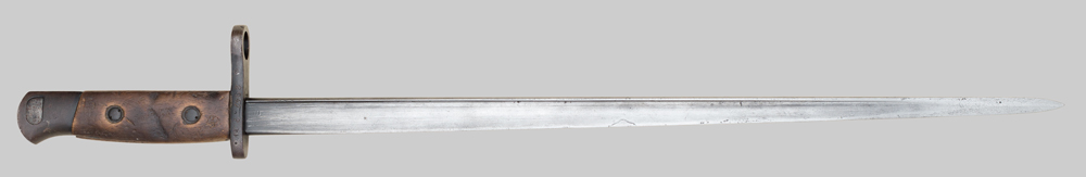 Image of Belgium M1916-35 bayonet with Gras blade.