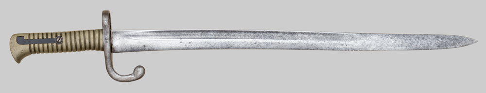 Image of Brazil Comblain Cadet Yataghan bayonet.