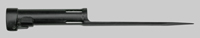 Thumbnail image of Brazilian SAR-48 FAL Type C socket bayonet.