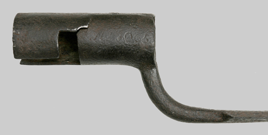 Image of long shank Dutch/Liege socket bayonet.