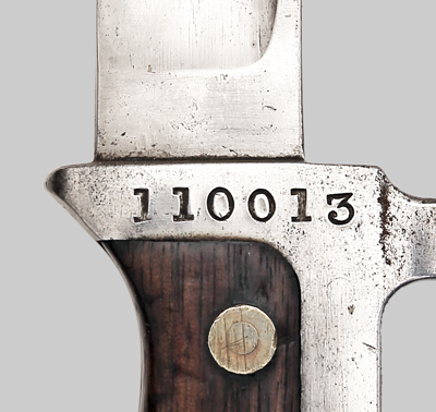 Image of the Danish M1915 Sword Bayonet