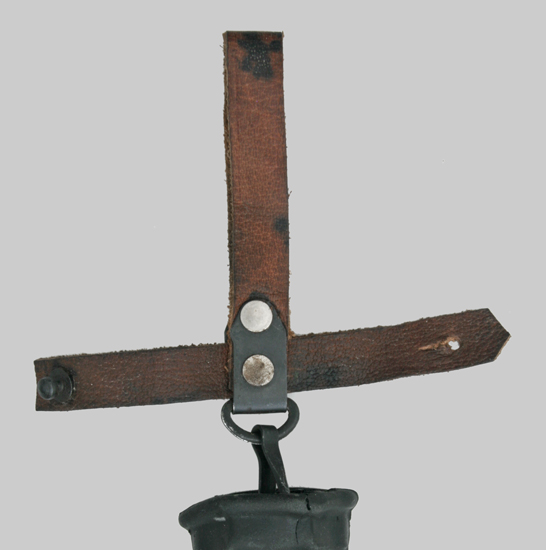 Image of Egyptian AKM Type II Transitional bayonet With Brown Grip.