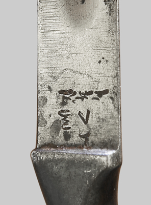 Image of Egyptian Bushed Pattern 1876 socket bayonet.