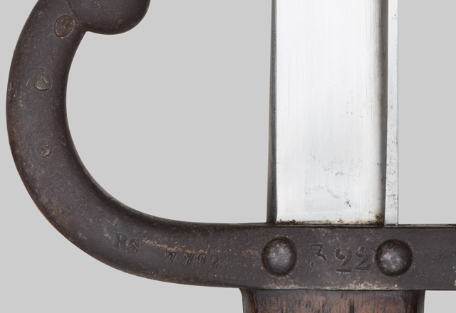 Image of French M1874 Gras bayonet.