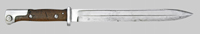 Thumbnail image of German M1884/98 first pattern knife bayonet.