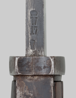 Image of German M1898/05 sword bayonet used by the Reichsluftfahrtministerium (State Air Ministry), forerunner of the Luftwaffe.