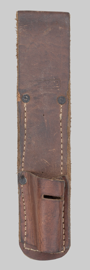 Image of Greek No. 4 leather belt frog.