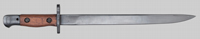 Thumbnail image of Indian No. I Mk. II* sword bayonet.