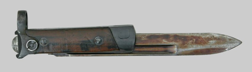 Image of Italian M1938 folding bayonet.