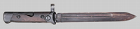 Thumbnail image of Italian M1938 latch-lock folding bayonet.