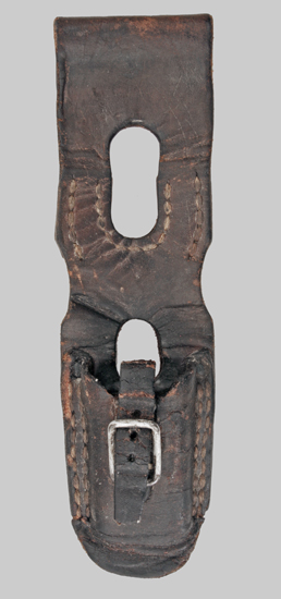 Image of a Japanese Type 30 leather belt frog