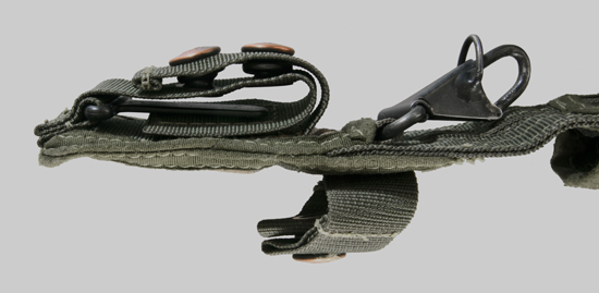 Image of a Lithuanian camouflage AKM belt frog