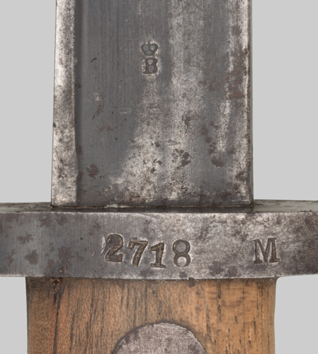 Image of Dutch M1895 infantry bayonet.