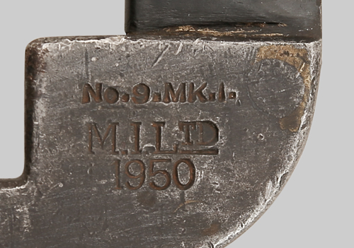 Pakistan No. 9 Mk. I socket bayonet by Metal Industries Ltd.