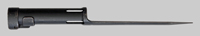 Thumbnail image of Rhodesian Army FAL Type C socket bayonet.