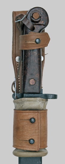 Image of Romanian leather AKM belt frog