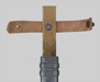 Thumbnail image of Russian 6X2 (AK47) knife bayonet.