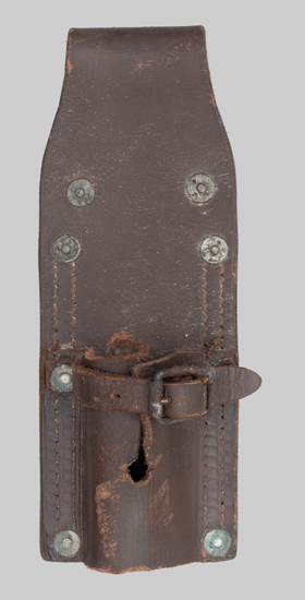 Image of a South African Pattern 1907 Leather Belt Frog.