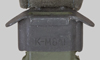 Thumbnail image of South Korean K-M5 knife bayonet.