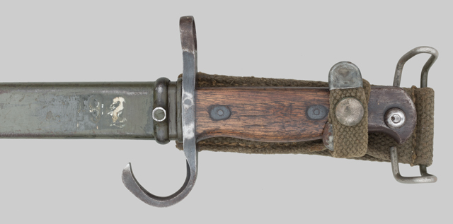 Image of modified Type 30 bayonet scabbard.