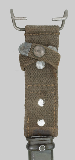 Image of modified Type 30 bayonet scabbard.