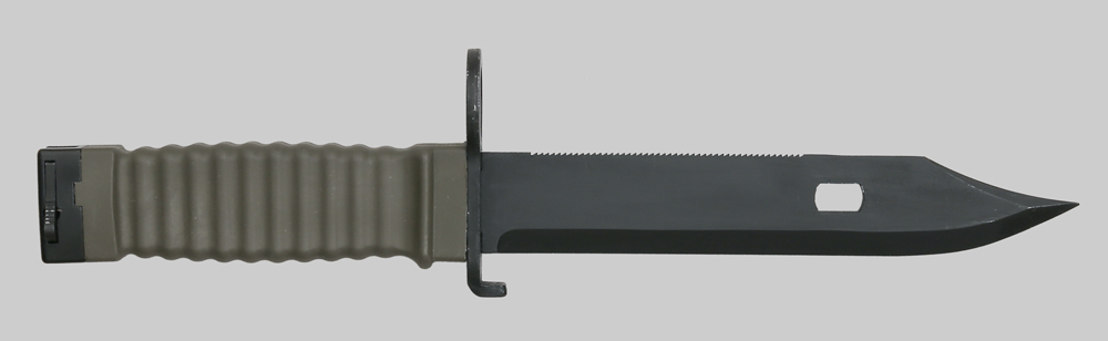 Image of Spanish KCB-77 M1/KH-JS bayonet used with the G36 assault rifle.