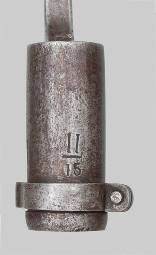 Image of Swedish m/1815-26 Navy socket bayonet.