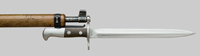 Thumbnail image of the Swiss M1918 knife bayonet by Waffenfabrik Neuhausen.