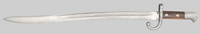 Thumbnail image of the Turkish M1874 sword bayonet.