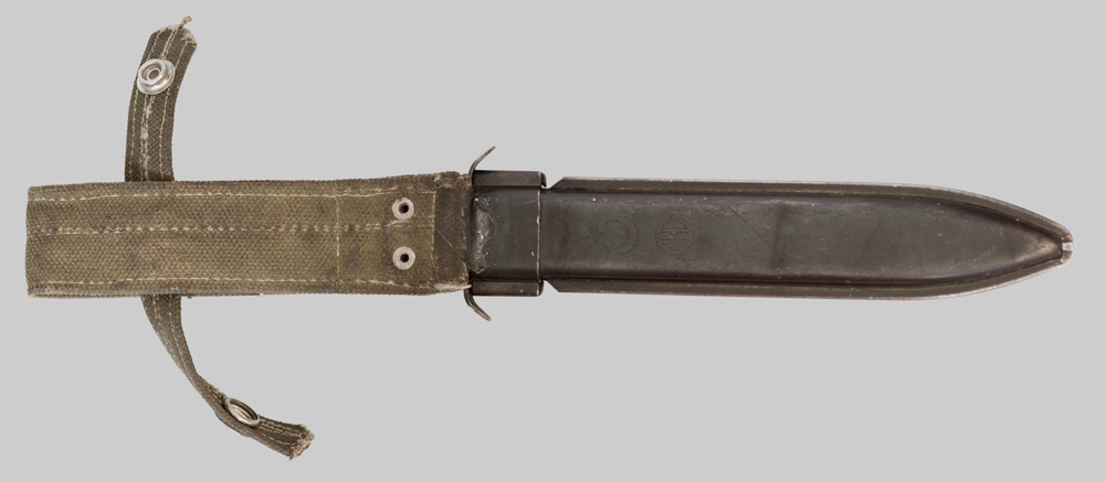 Image of Turkish copy of U.S. M5 bayonet-knife.