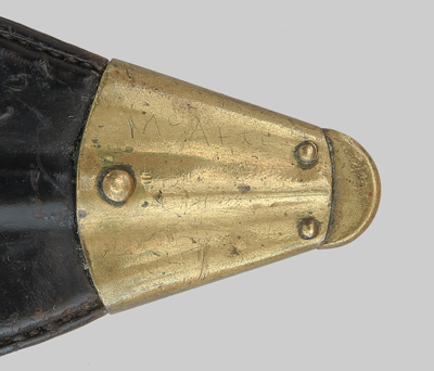 Thumbnail image of U.S. M1873 trowel bayonet with the prairie alteration.