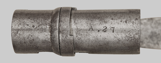 Image of U.S. M1841 Drake Alteration socket bayonet.