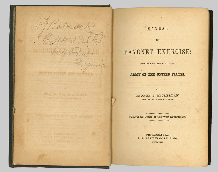 Image of 41st USCT McClellan bayonet exercises manual