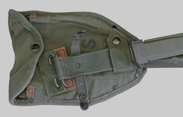 Image of U.S. M1956 Web Equipment Entrenching Tool/Bayonet Carrier