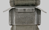 Thumbnail image of PWH manufacturer symbol on M8A1 Scabbard.