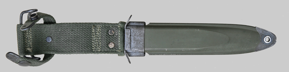 Image of 1961 contract M8A1 scabbard by Victory Plastics Co.