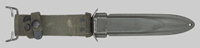 Thumbnail image of Second World War M8A1-Marked Scabbard.