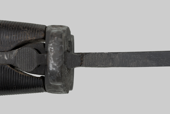 Image of a reproduction M1905 bayonet with a long M7-style blade.