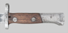 Thumbnail image of Yugoslavia M1948 knife bayonet with large serial number.