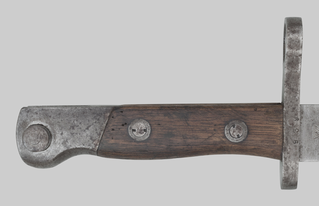 Images of Yugoslavian reworked Serbian M1899 bayonet.