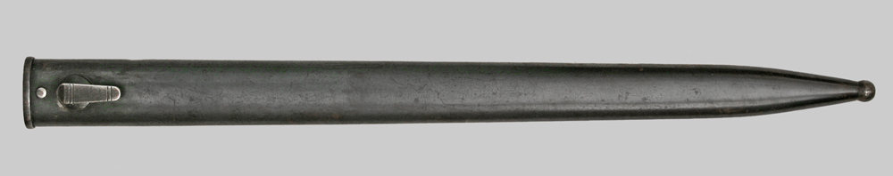 Image of Yugoslavian M1924B bayonet used with converted Steyr M1912 rifles.