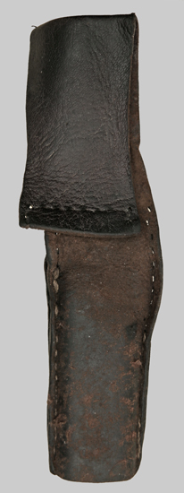 Image of Ethiopian leather belt frog.