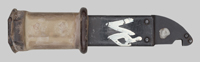 Thumbnail image of Iraq War AKM Type 1 bayonet.