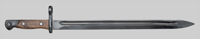 Thumbnail image of Mexican M1936 sword bayonet.