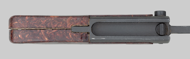 Image of Czechoslovak VZ-58 bayonet with Short-Tang Two-Rivet No Lower Crosspiece.