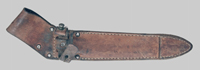 Thumbnail image of Czechoslovakia VZ-58 knife bayonet with wood grip.