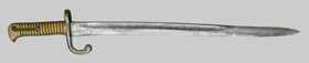 Header image of Brazil comblain cadet yataghan bayonet